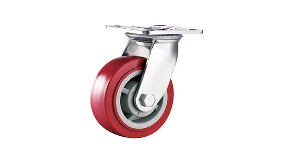 4" 5" 6" 8" Trolley Caster Wheel Heavy Duty Abbigliamento Resistente Polyurethane Caster Wheel