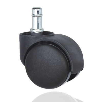 50 mm, casse di piastra nera, Nylon Twin Sound Mobili universali ruote di castoro