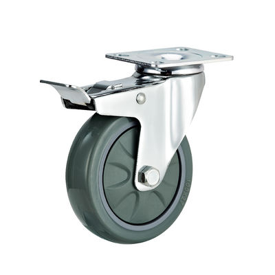 3 pollici 4 pollici 5 pollici ruote industriali Peso Capacità 100 kg ruote ruote girevoli PU
