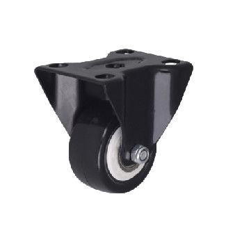 PP PU PVC per mobili universali ruote a ruote leggere nere