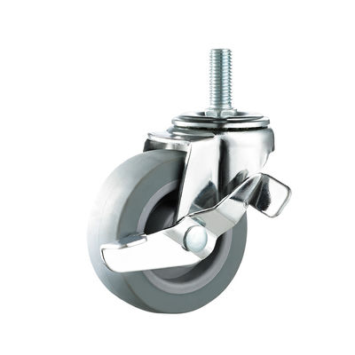 TPR Casters per mobili 50 mm 75 mm Casters di gomma termoplastica leggera