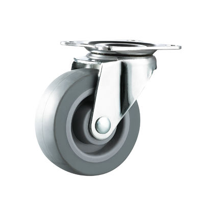 TPR Casters per mobili 50 mm 75 mm Casters di gomma termoplastica leggera