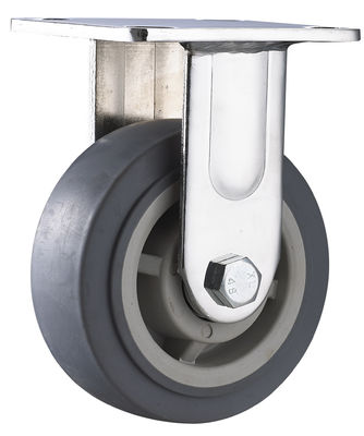 4" 5" 6" 8" ruote di ricino di carrello ruote di gomma termoplastiche resistenti all'usura