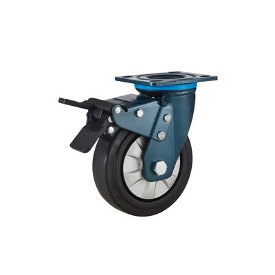100mm 150mm Casters pesanti Hi Elastici Termoplastici Casters ruota di gomma
