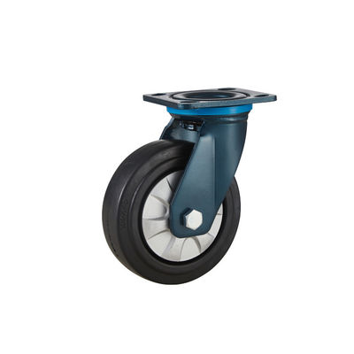 100mm 150mm Casters pesanti Hi Elastici Termoplastici Casters ruota di gomma