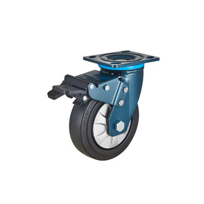 100mm 150mm Casters pesanti Hi Elastici Termoplastici Casters ruota di gomma
