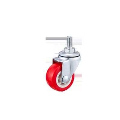 Ruote rosse 25 mm -75 mm Sedie da ufficio universali Ruote rosse