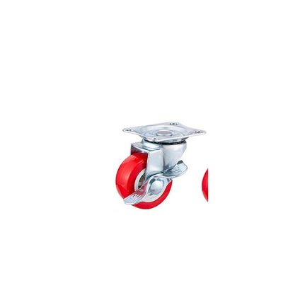 Ruote rosse 25 mm -75 mm Sedie da ufficio universali Ruote rosse