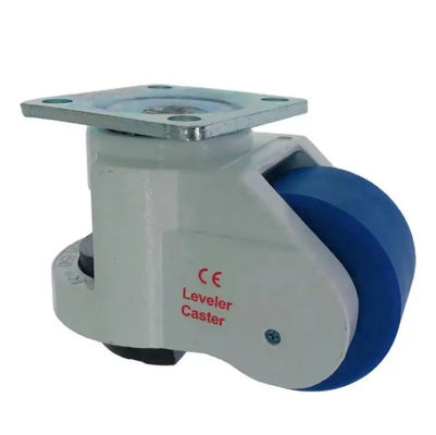 GD150F Ultra-heavy-duty Plate Mount Leveling Caster 1500kg Capacità Ruota e base in nylon