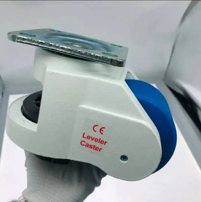 GD150F Ultra-heavy-duty Plate Mount Leveling Caster 1500kg Capacità Ruota e base in nylon