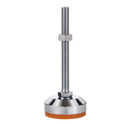 18mm 22mm 27mm 30mm ruota a rotaia, ruote pesanti solide con piedi di livellamento