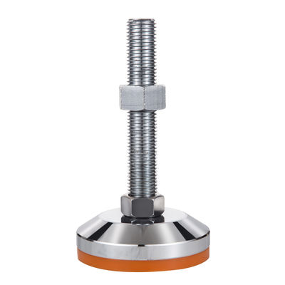 18mm 22mm 27mm 30mm ruota a rotaia, ruote pesanti solide con piedi di livellamento